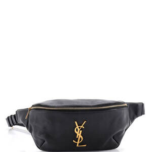 Saint Laurent Classic Monogram Belt Bag Leather